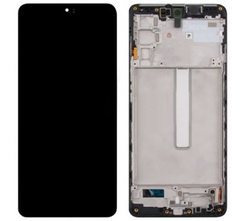 Дисплей для Samsung Galaxy M52 5G (M526B) модуль с рамкой Черный - OR (SP)#1853862