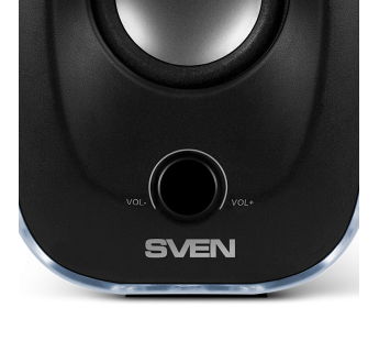 Колонки Sven 330 2.0 черный 5Вт SV-014001, шт#1687936