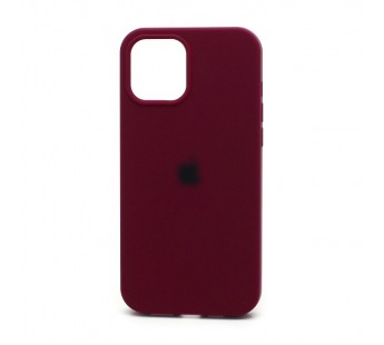 Чехол Silicone Case с лого для Apple iPhone 13 mini/5.4 (полная защита) (052) бордовый#1705212