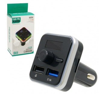 Автомобильный FM-трансмиттер - M26 Bluetooth (черный)#2130510