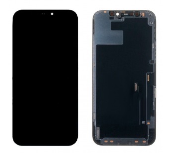 Дисплей для iPhone 12/12 Pro в сборе Черный (Hard OLED)#2098948