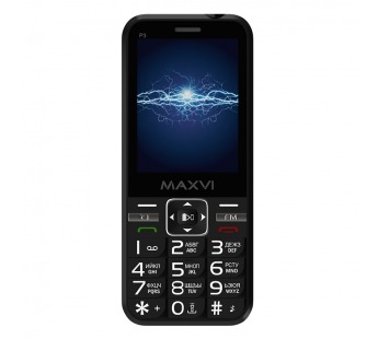                 Мобильный телефон Maxvi P3 Black #1678799