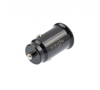 АЗУ VIXION U21c (2-USB/2.4A) + Type-C кабель кабель 1м короткий блок (черный)#1675974