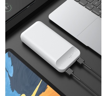 Внешний аккумулятор Hoco J52A New joy mobile power bank 20000mAh (USB*2) (white)#1766564