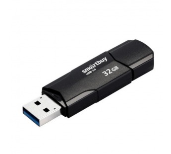 Флеш-накопитель USB 32GB Smart Buy Clue чёрный#1679998