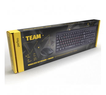 Набор беспроводной Perfeo "TEAM", USB, черный#1688032
