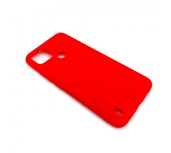 Чехол Realme C21Y (2021) Силикон Матовый Красный#1678854