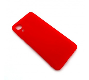 Чехол Samsung A03 Core (2021) Силикон Матовый Красный#1678780