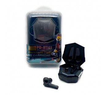 Беспроводные наушники Bluetooth Proda PD-BT107 (TWS/вакуумные/LED/Gaming) Черные#1679797
