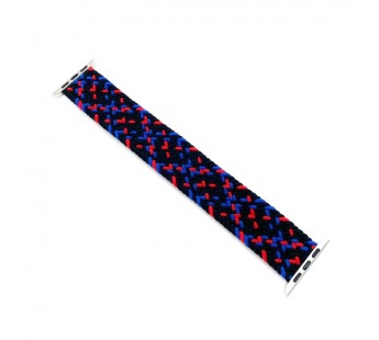 Ремешок для Apple Watch 38/40/41mm Solo Loop (S 130mm) №65 Синие-Красный#1679707