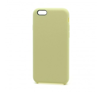 Чехол Silicone Case без лого для Apple iPhone 6/6S (051) светло желтый#1680956