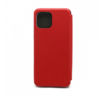 Чехол-книжка BF модельный (силикон/кожа) для Xiaomi 11 Lite красный#1680748