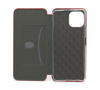 Чехол-книжка BF модельный (силикон/кожа) для Xiaomi 11 Lite красный#1680750