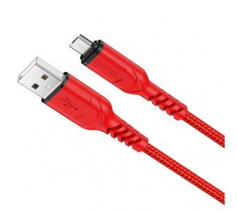 Кабель USB HOCO (X59 Victory) microUSB (1м) (красный)#1694048