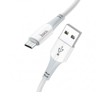 Кабель USB HOCO (X70 Ferry) microUSB (1м) (белый)#1694067