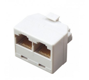 Компьютерный двойник RJ-45(8P-8C) (штекер - 2 гнезда) REXANT, шт#2073460