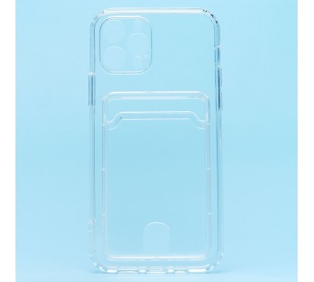 Чехол-накладка - SC276 с визитницей для Apple iPhone 12 Pro (transparent)#1797279