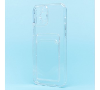 Чехол-накладка - SC276 с картхолдером для Apple iPhone 13 Pro Max (transparent)#1696334