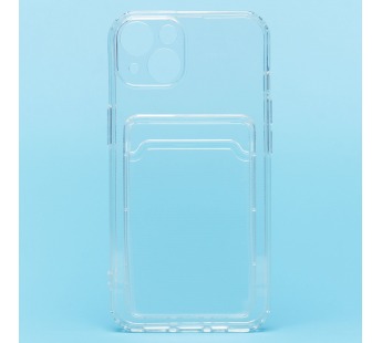 Чехол-накладка - SC276 с визитницей для Apple iPhone 13 (transparent)#1696337