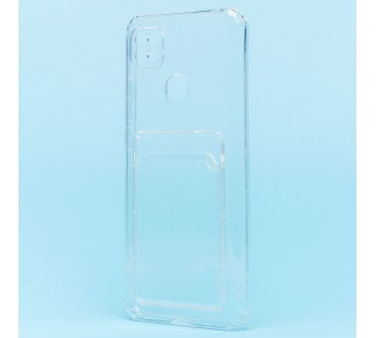 Чехол-накладка - SC276 с картхолдером для Xiaomi Redmi 9C (transparent)#1696353