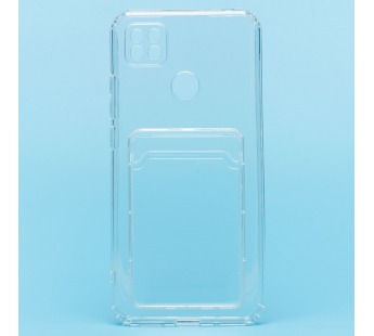 Чехол-накладка - SC276 с картхолдером для Xiaomi Redmi 9C (transparent)#1696328