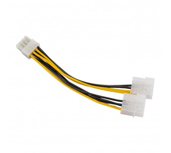 Разветвитель питания 2хMolex->PCI-Express 8pin, для подключения в/к PCI-Е (8pin) к б/п ATX "Cablexpe#2052608