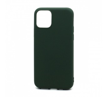 Чехол Silicone Case NEW ERA (накладка/силикон) для Apple iPhone 11 Pro/5.8 темно зеленый#1687817