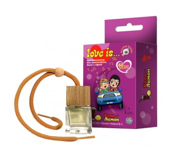 Ароматизатор флакон Love is Кола-Лимон 6 мл.#1690992