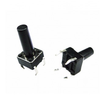 Кнопка тактовая  6мм х 6мм Н12,0мм 4 контакта#2140552