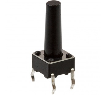 Кнопка тактовая  6мм х 6мм Н15,0мм 4 контакта#2140555