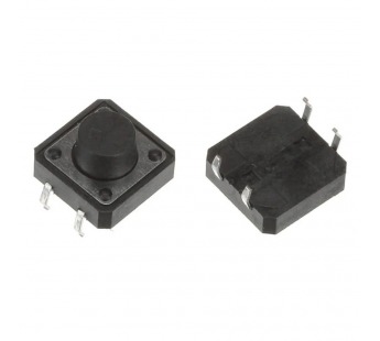 Кнопка тактовая 12мм х 12мм Н  7мм 4 контакта#2140559