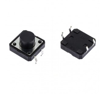 Кнопка тактовая 12мм х 12мм Н  8мм 4 контакта#2140560