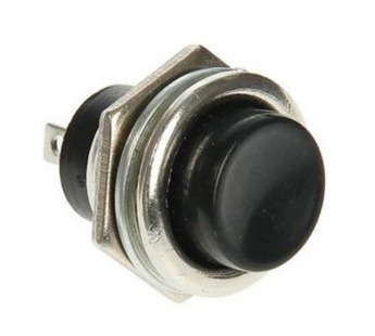 Кнопка без фиксации круглая RWD-306 (DS-212) off-(on), 2 контакта, 1A, 250V (чёрный)#2142284