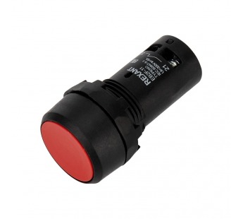 Кнопка EB22 возвратная NO+NC 230В, красная "Rexant"#2087634