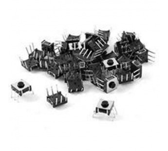 Кнопка модульная с фиксацией 7мм х 7мм, 6 контактов#2087624