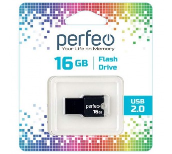 Perfeo USB 16GB M01 Black#1692599