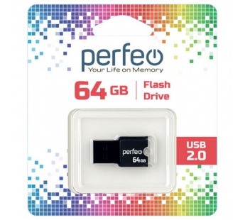 Perfeo USB 64GB M01 Black#1692596