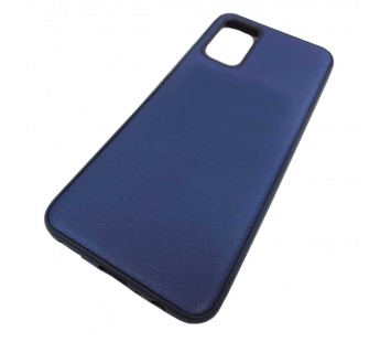                                     Чехол силиконовый Samsung A02s под кожу синий#1792015