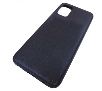                                     Чехол силиконовый Samsung A02s под кожу черный#1792022