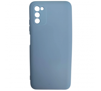                                     Чехол силиконовый Samsung A03s Silicone Cover NANO 2mm бледно-голубой#2130657