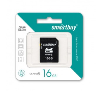 Карта памяти SDHC 16Gb Smart Buy (Class 10)#2122635