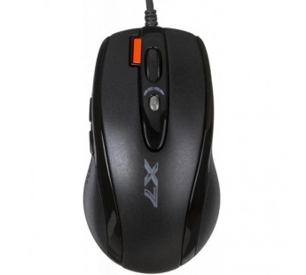 Мышь проводная A4Tech X-718BK черный, шт#1692286
