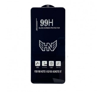 Защитное стекло Xiaomi Redmi Note 9 5G/Note 9T (2020) (Premium Full 99H) Черное#1696186