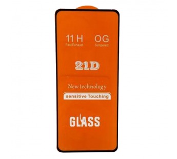 Защитное стекло Tecno Camon 18P (2021) (Full Glue) тех упаковка Черное#1698822