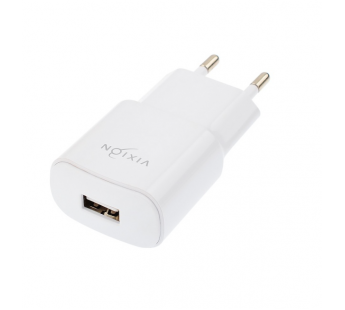 СЗУ VIXION L5m (1-USB/2.1A) + micro USB кабель 1м (белый)#1698000