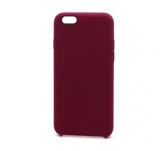Чехол Silicone Case без лого для Apple iPhone 6/6S (052) бордовый#1695032
