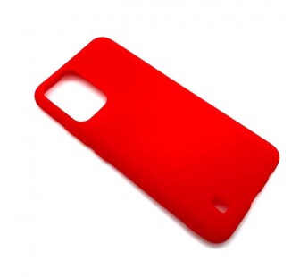Чехол-накладка для Realme Narzo 50i (2021) Силикон Матовый Красный#2102010