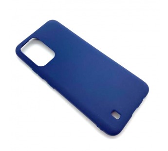 Чехол-накладка для Realme Narzo 50i (2021) Силикон Матовый Темно-Синий#1697798