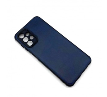 Чехол Samsung A13 (2022) Кожа Темно-Синий#1697457