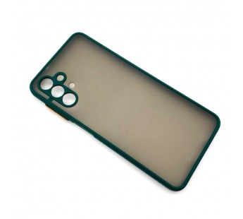 Чехол Samsung A13 (2022) Противоударный Матовый Темно-Зеленый#1697467